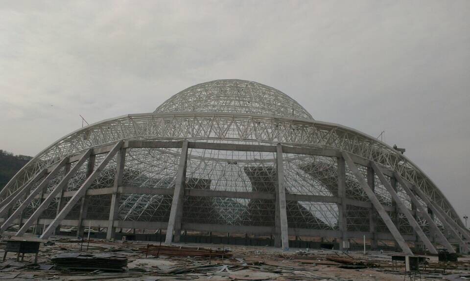 鹿泉体育场馆网架工程